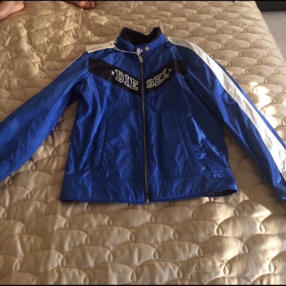 Diesel windbreaker moto jacket size m